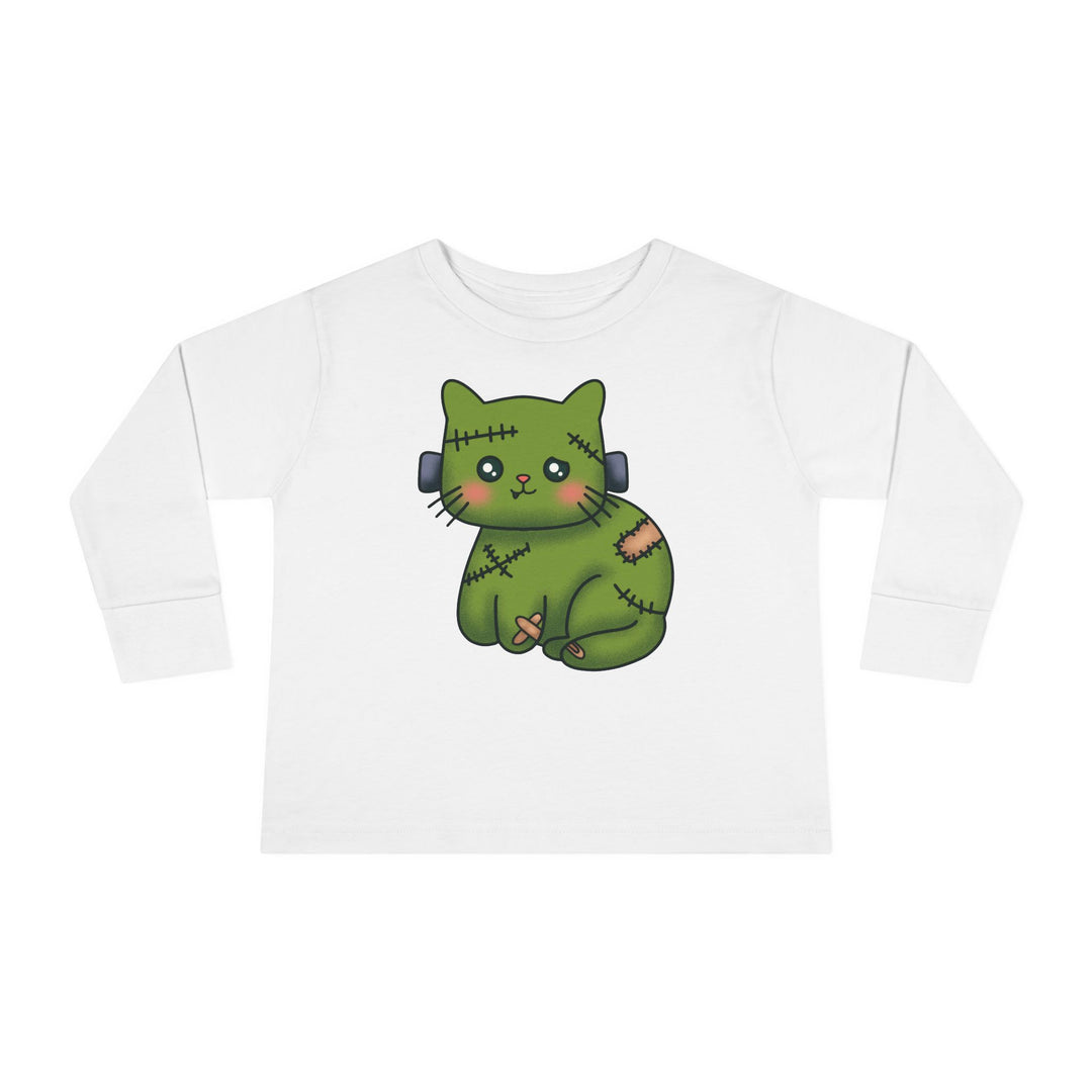 Frankenkitty Toddler Long Sleeve Tee