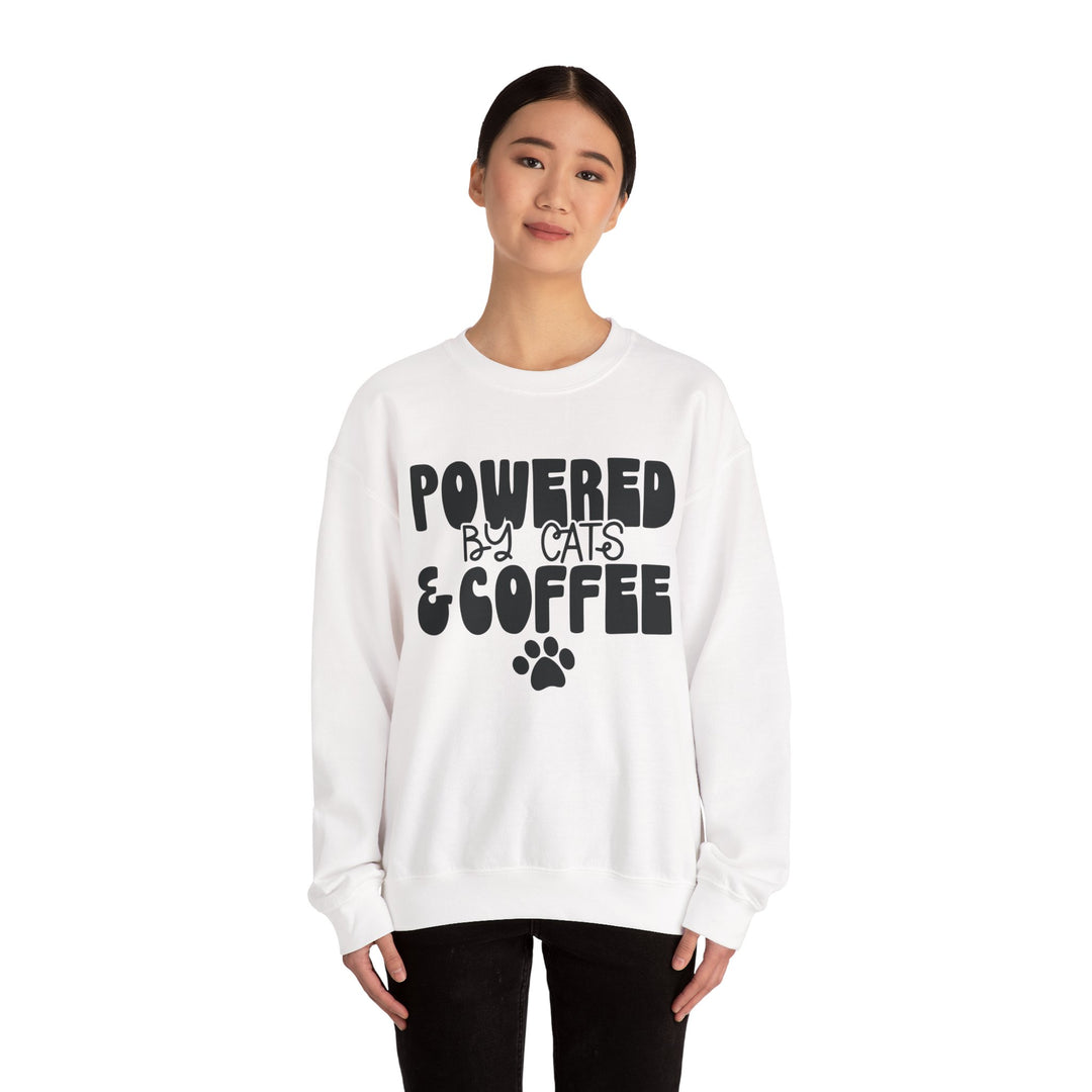 Cats and Coffee Crewneck Sweatshirt