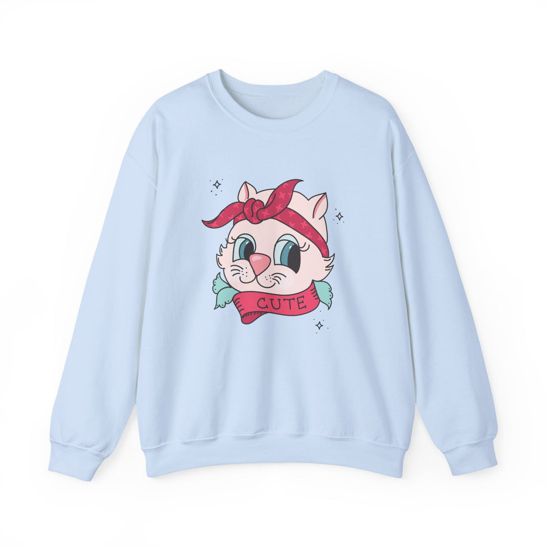 Tattoo Cat Crewneck Sweatshirt