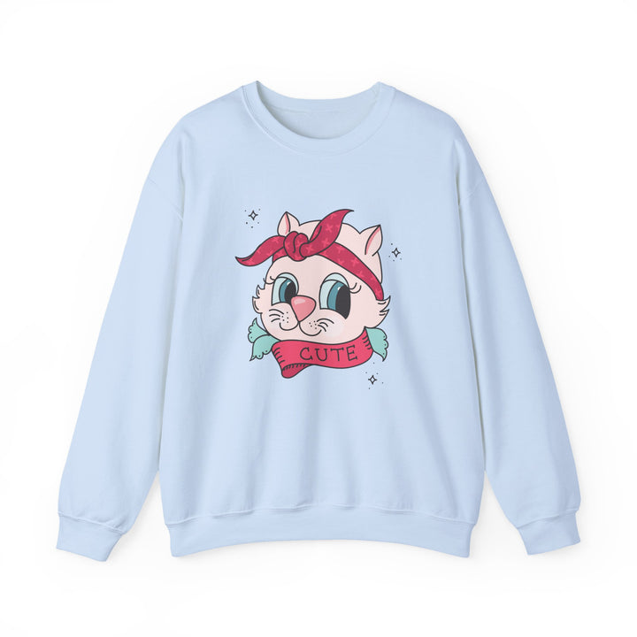 Tattoo Cat Crewneck Sweatshirt