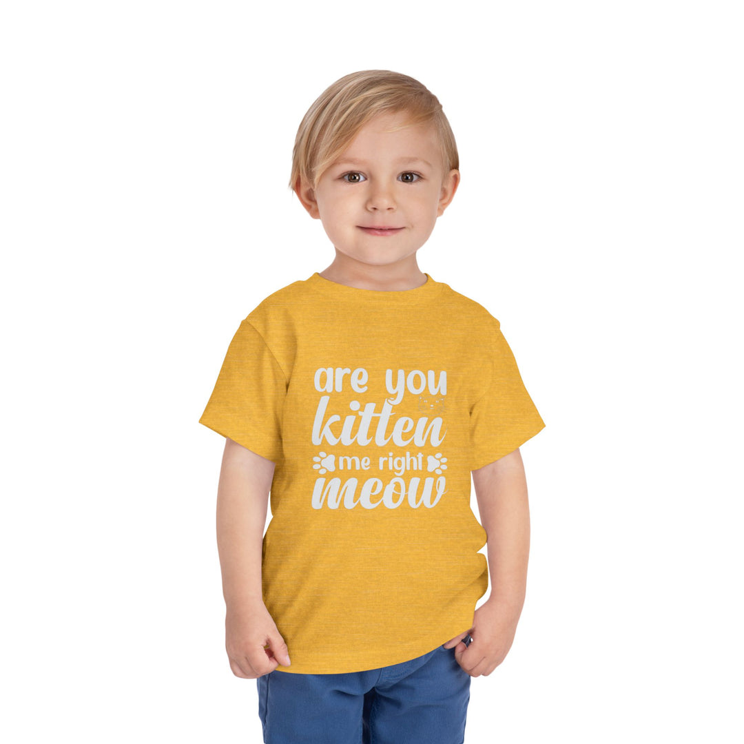 Kitten Me Right Meow Toddler Tee