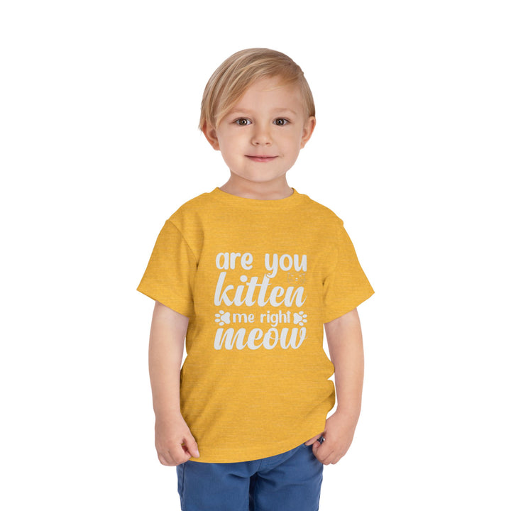 Kitten Me Right Meow Toddler Tee
