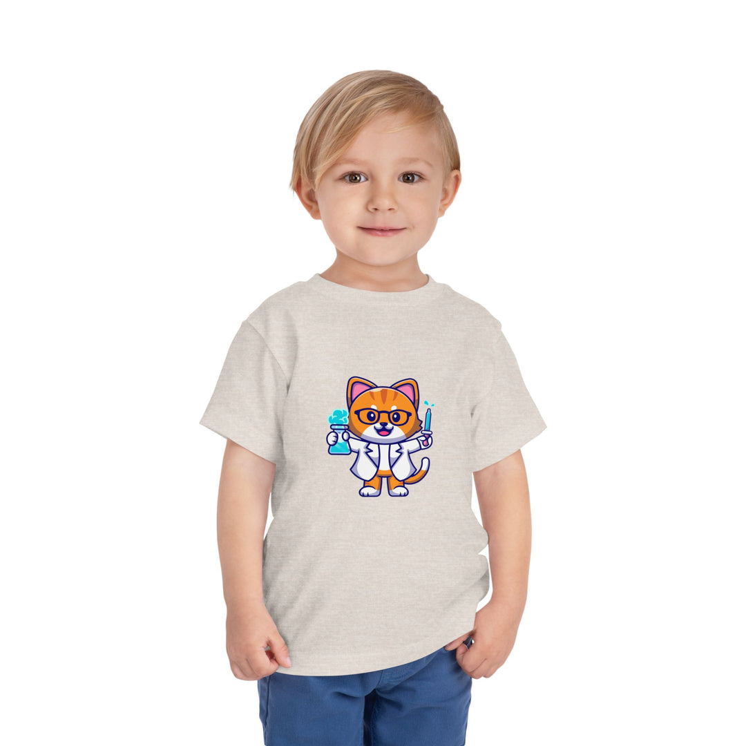 Scientist Kitty Toddler Tee