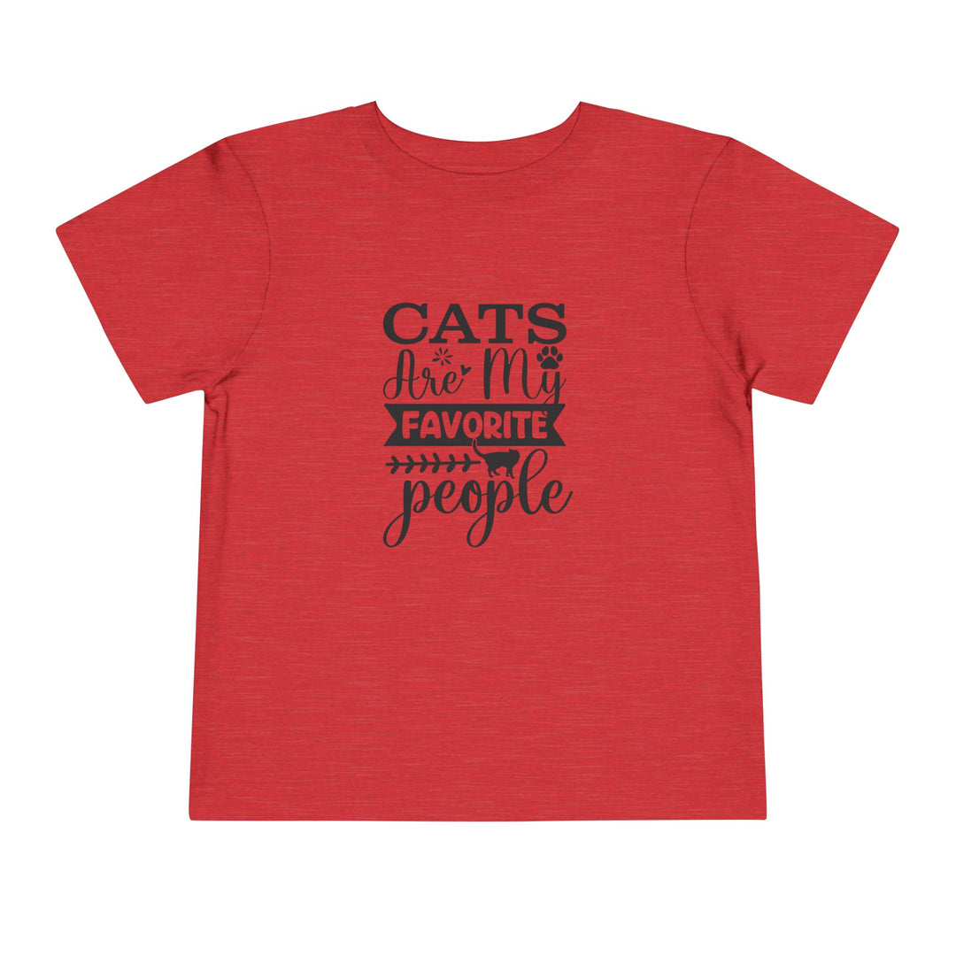 Cats Are My Favorite People Toddler Tee