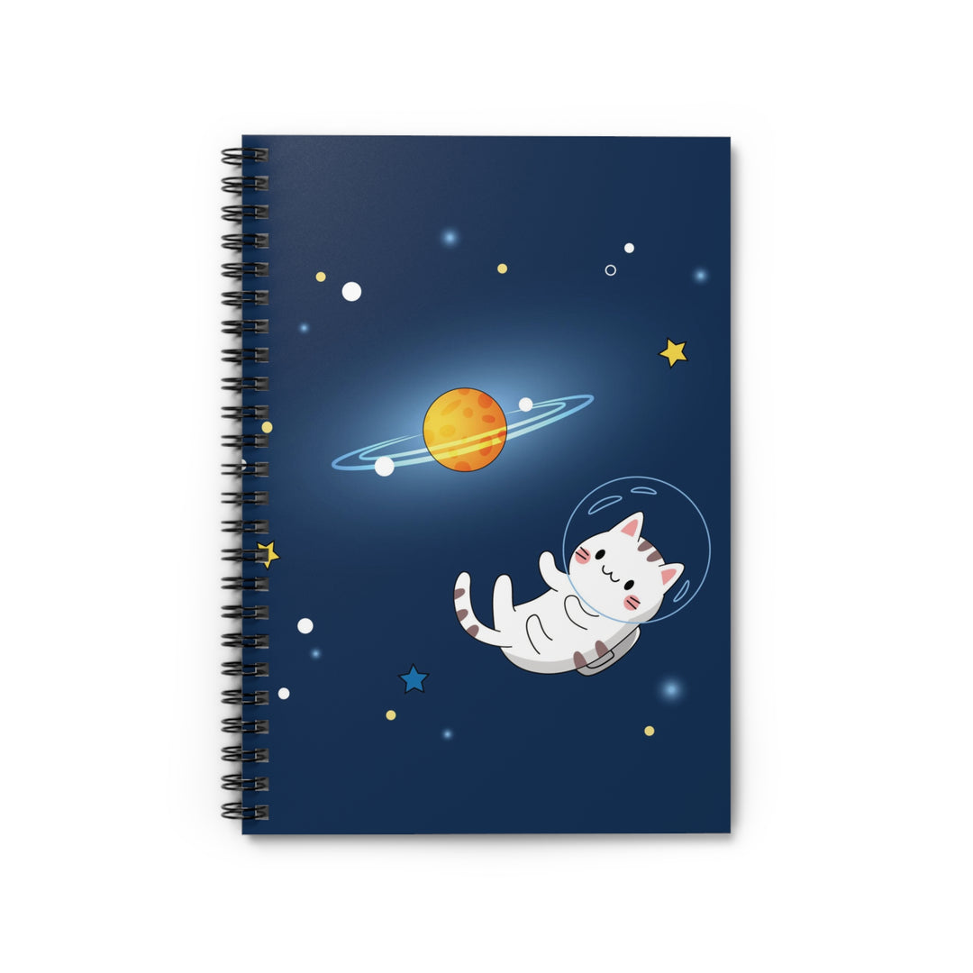 Cat in Space Spiral Notebook