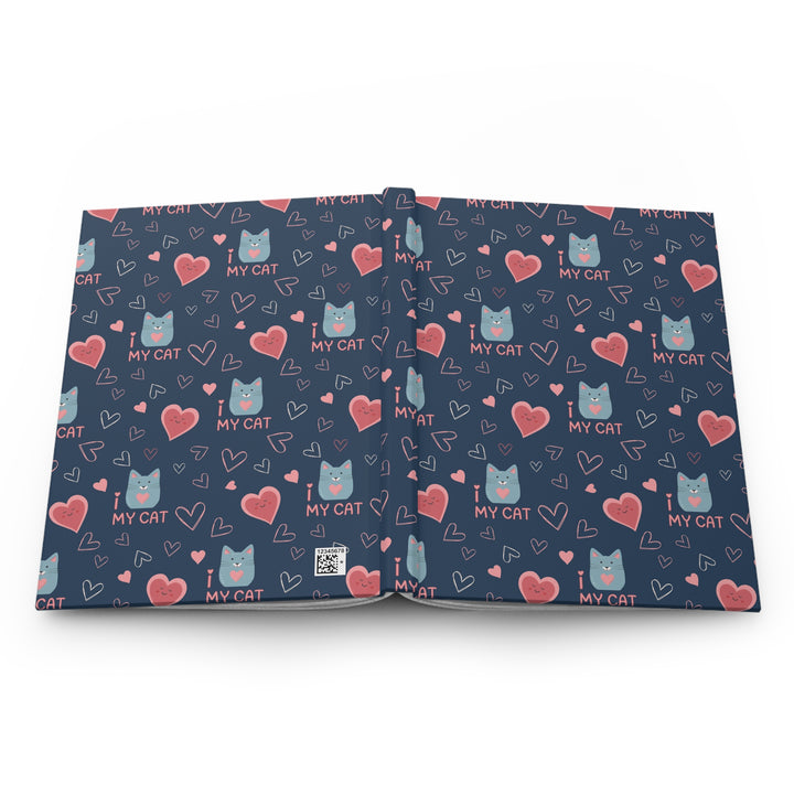 I Love My Cat Hardcover Journal