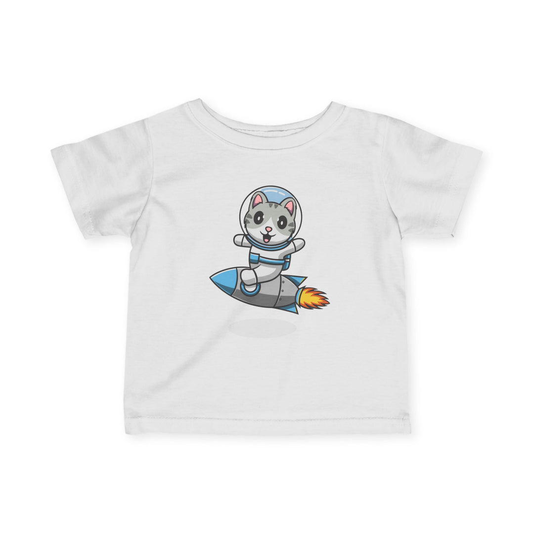 Rocket Kitty Infant Fine Jersey Tee