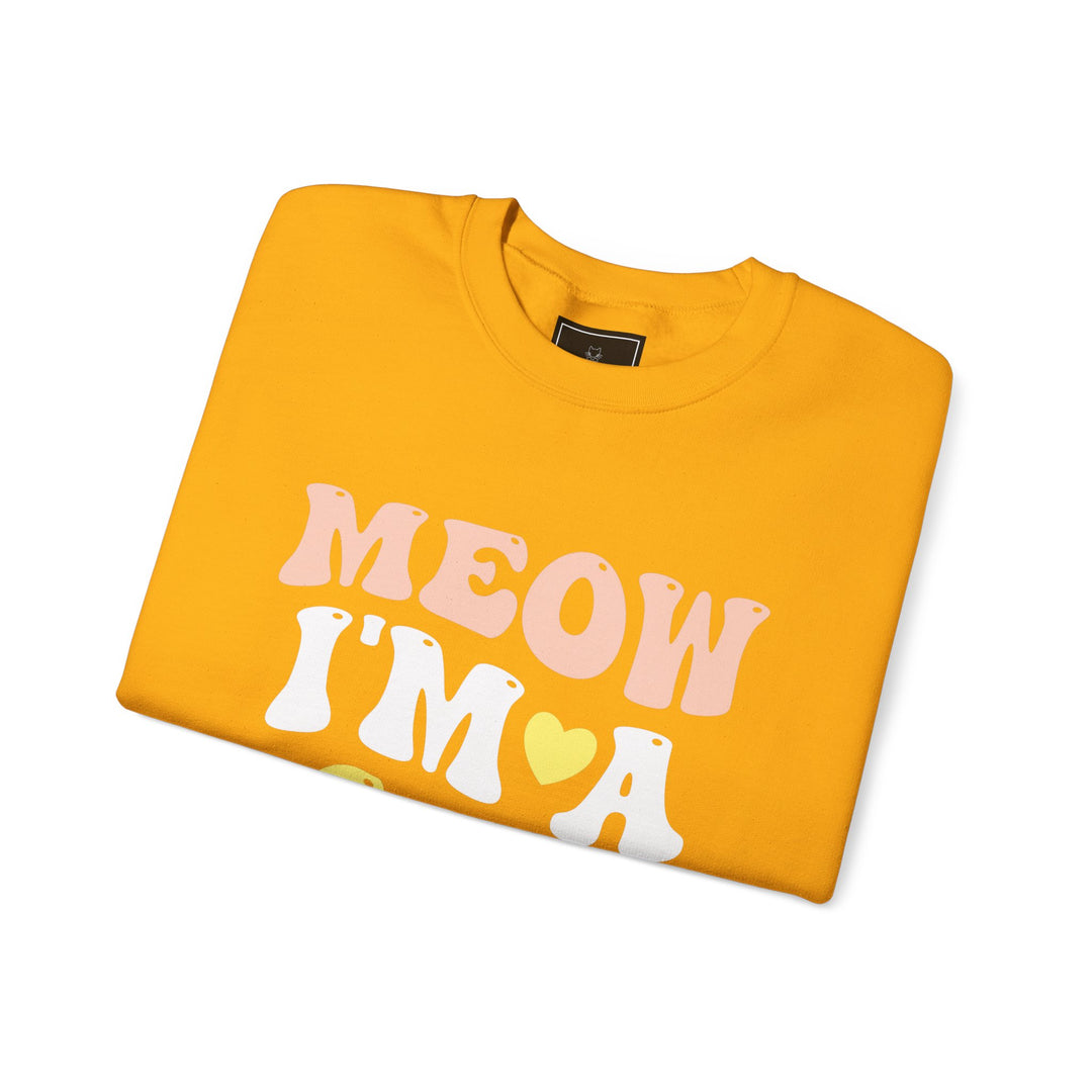 Meow I'm A Cat Unisex Crewneck Sweatshirt