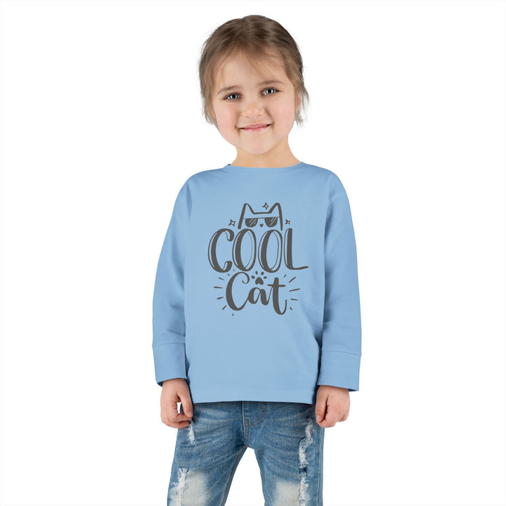 Cool Cat Toddler Long Sleeve Tee