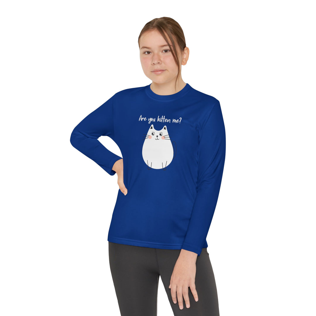 Kitten Me Youth Long Sleeve Tee