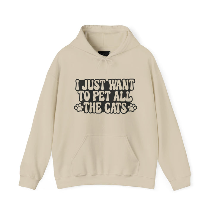 Pet All The Cats Hooded Sweatshirt