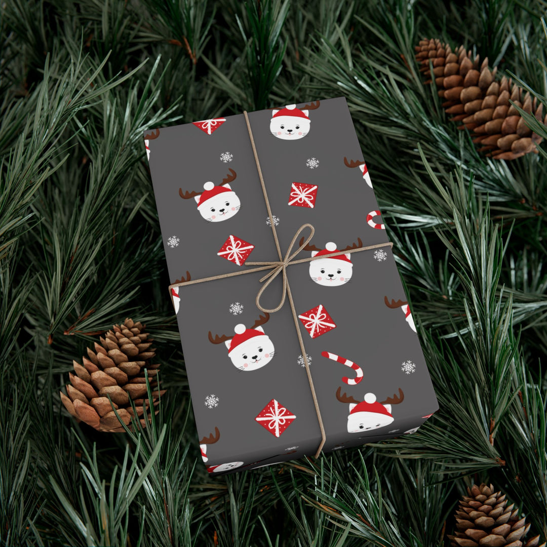 Reindeer Cat Gift Wrap