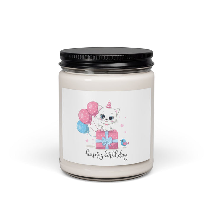 Happy Birthday Kitty Scented Soy Candle