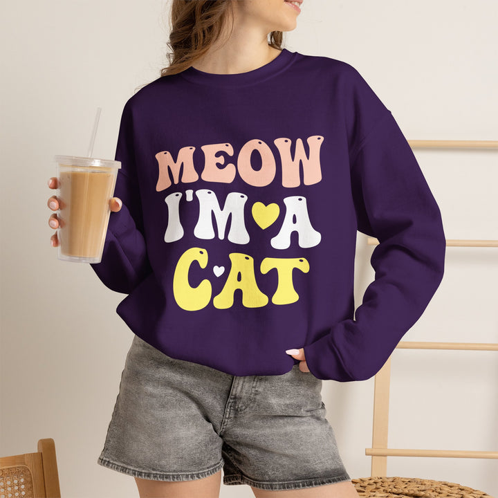 Meow I'm A Cat Unisex Crewneck Sweatshirt