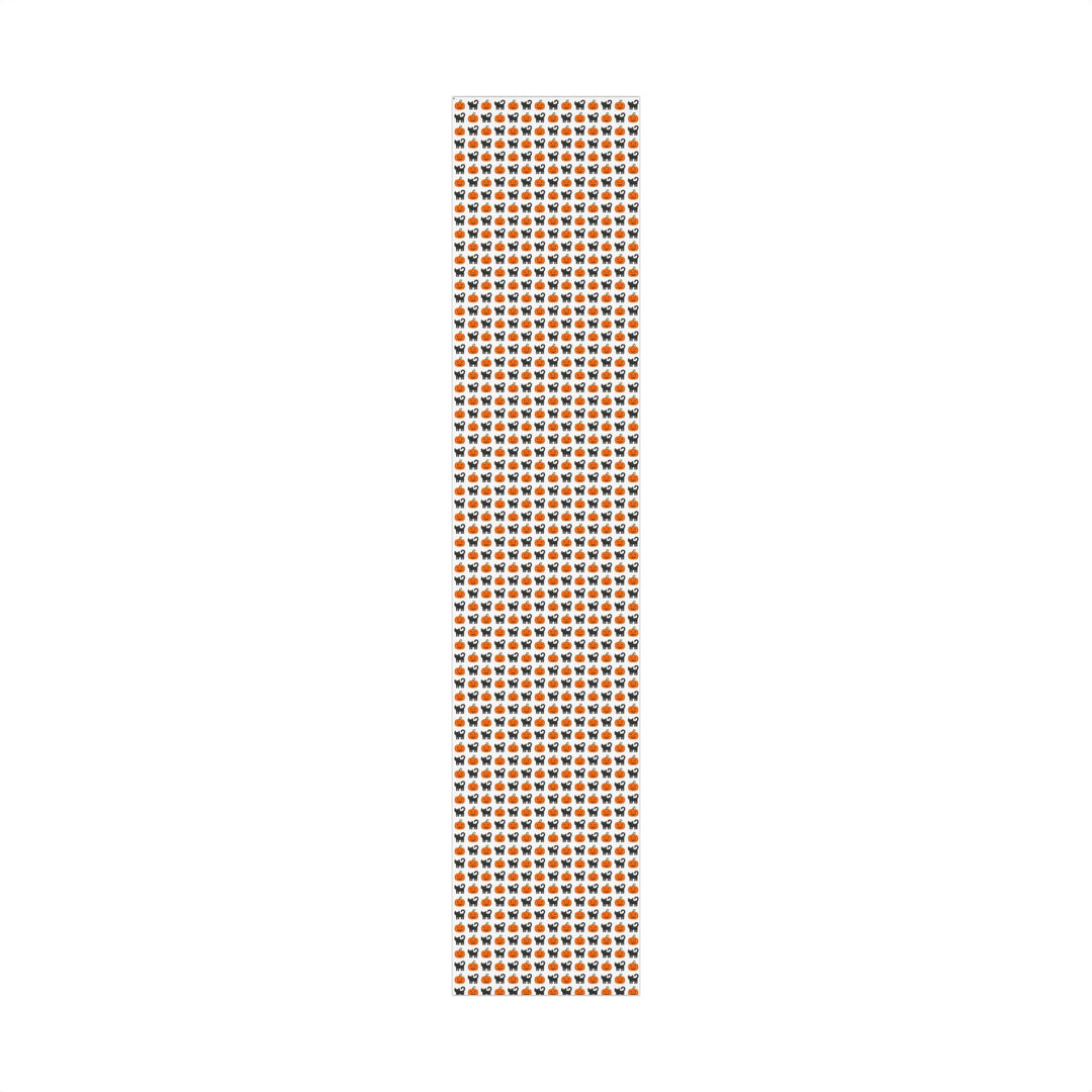 Pumpkin Pawprints Gift Wrap