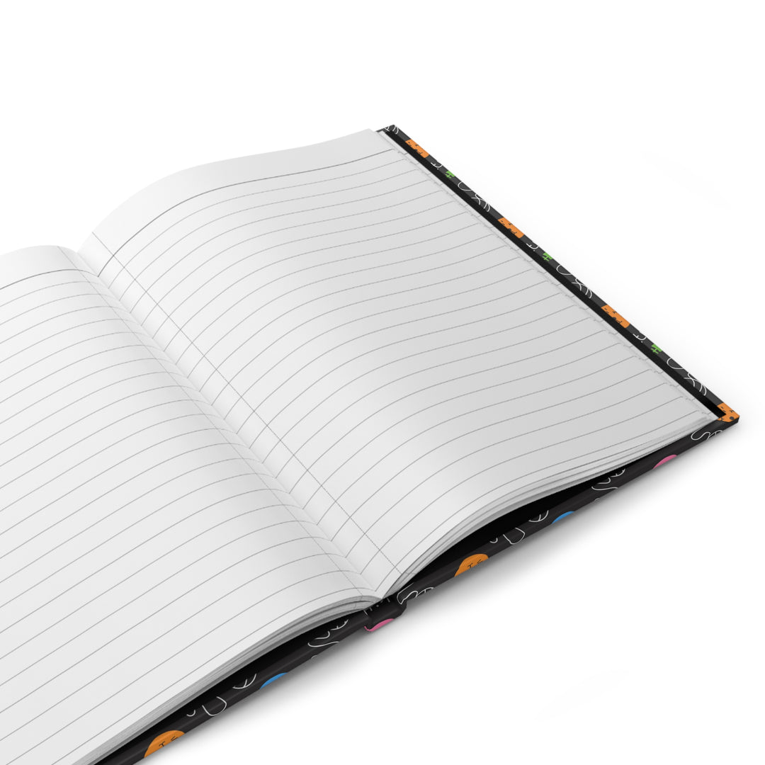 Bright Kitty Hardcover Journal