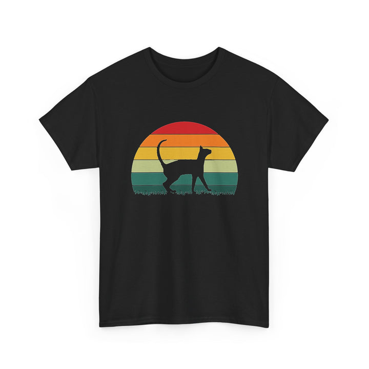 Sunset Cat Cotton Tee