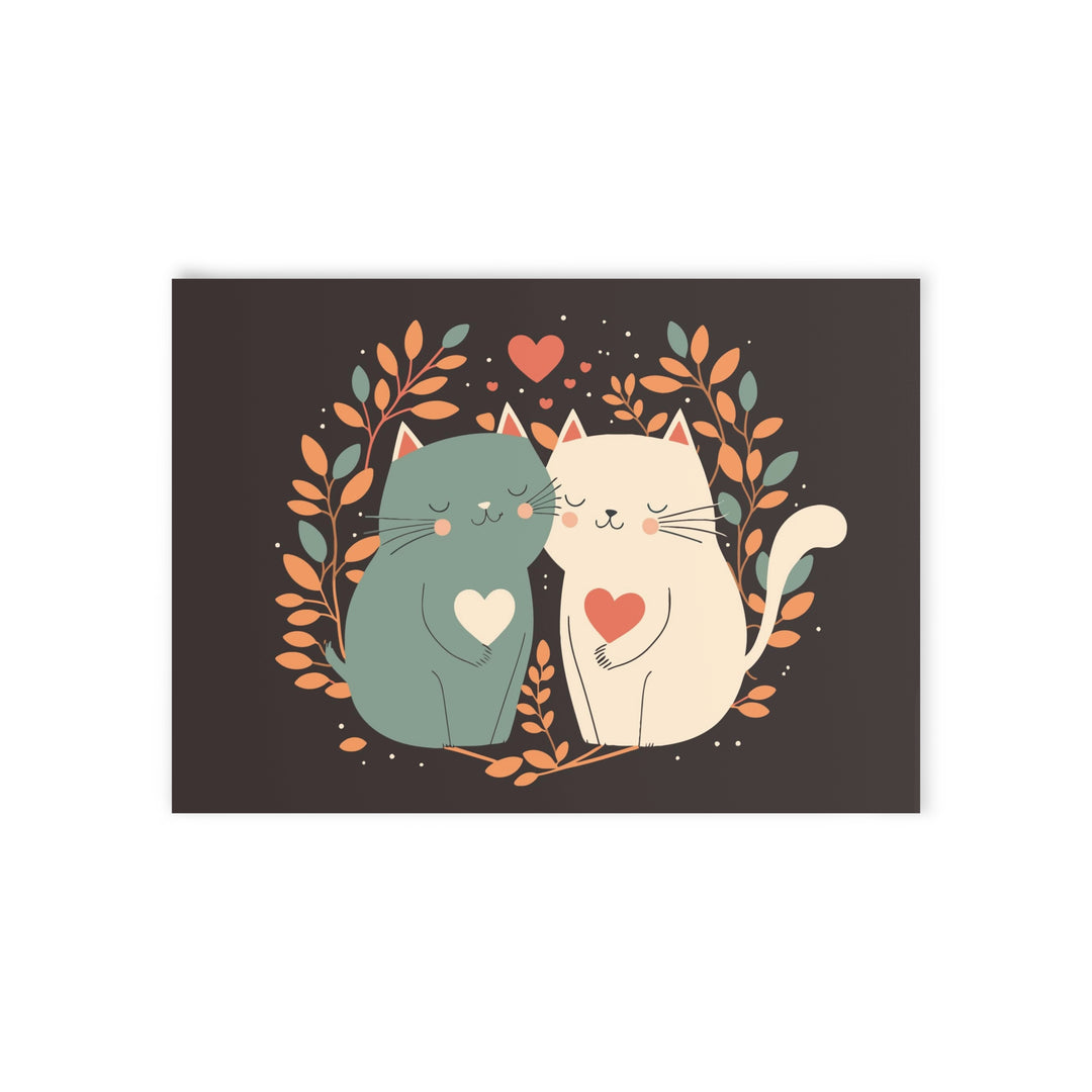 Cat Couple Greeting Card