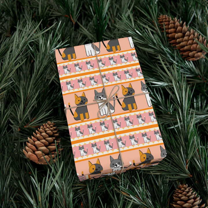 Hieroglyphics Cat Gift Wrap