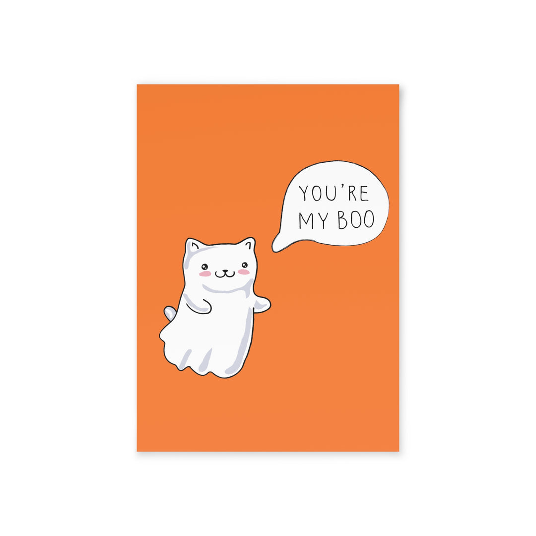 You're My Boo Halloween Greeting Card