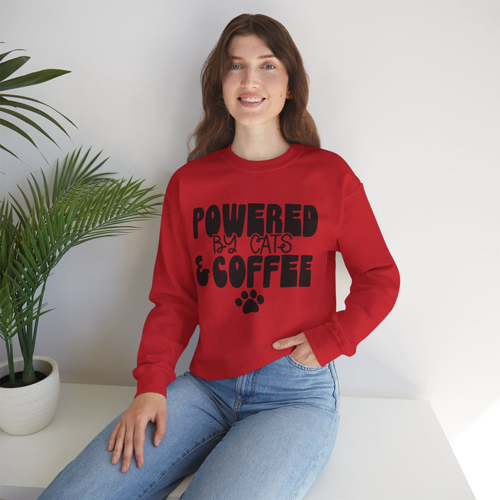 Cats and Coffee Crewneck Sweatshirt
