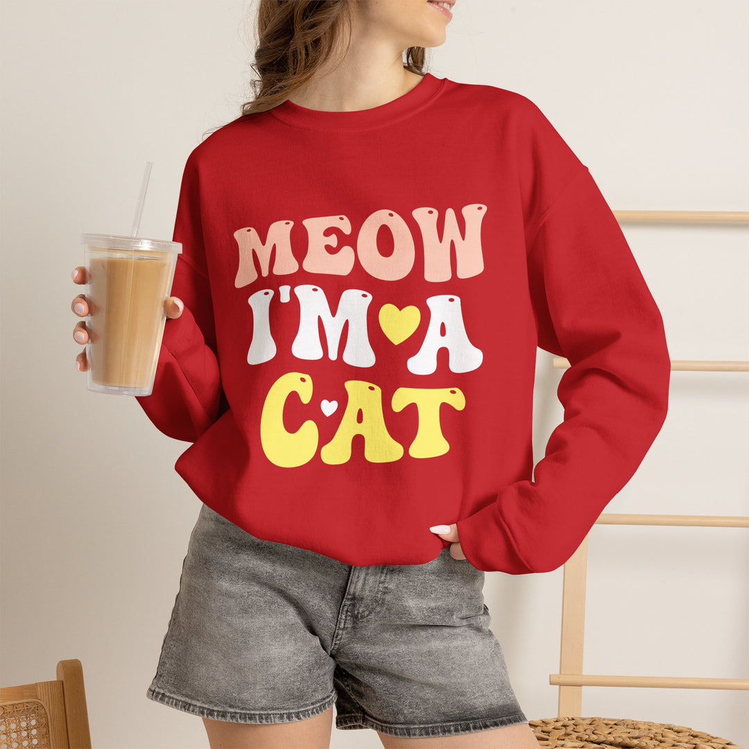 Meow I'm A Cat Unisex Crewneck Sweatshirt