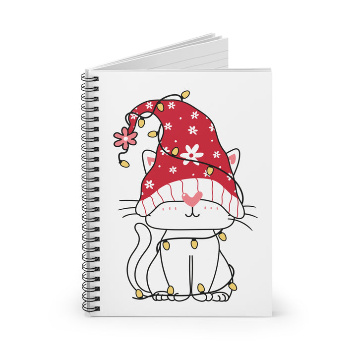 Gnome Kitty Spiral Notebook