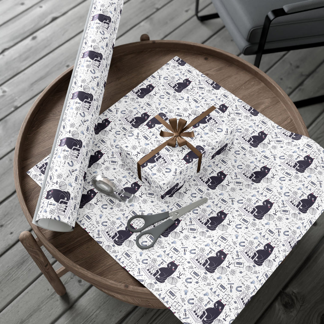 Physics Cat Gift Wrap