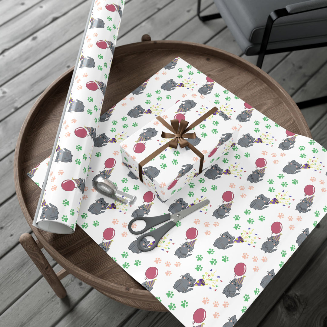 Party Cat Gift Wrap