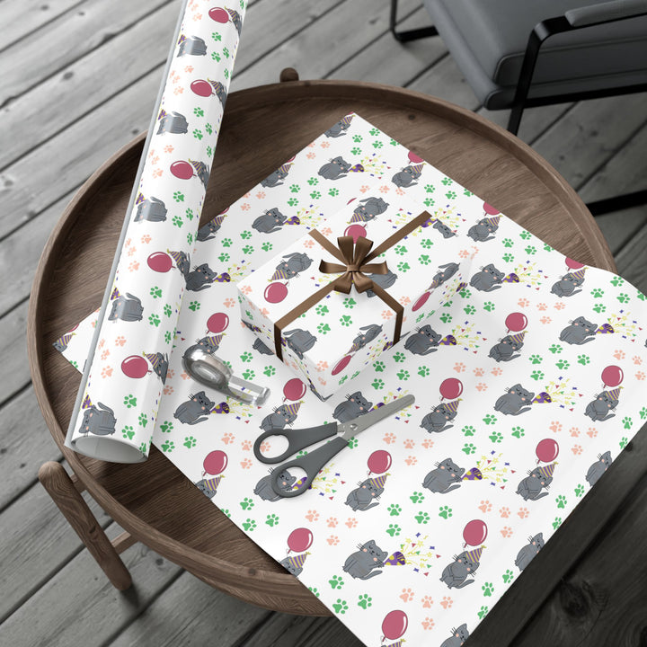 Party Cat Gift Wrap