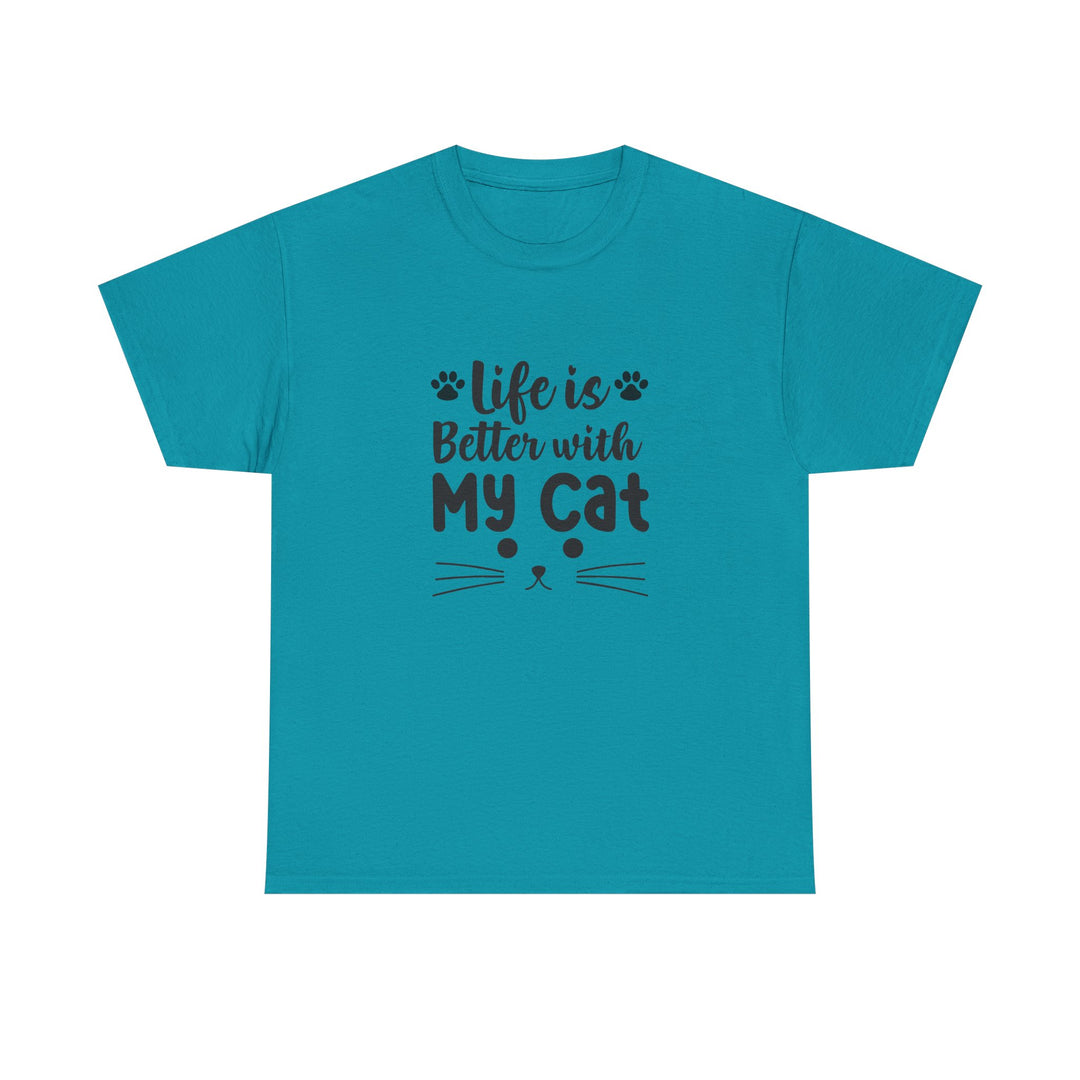 Better With My Cat Cotton Tee