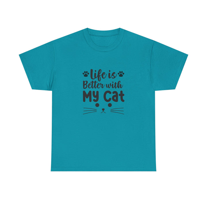 Better With My Cat Cotton Tee