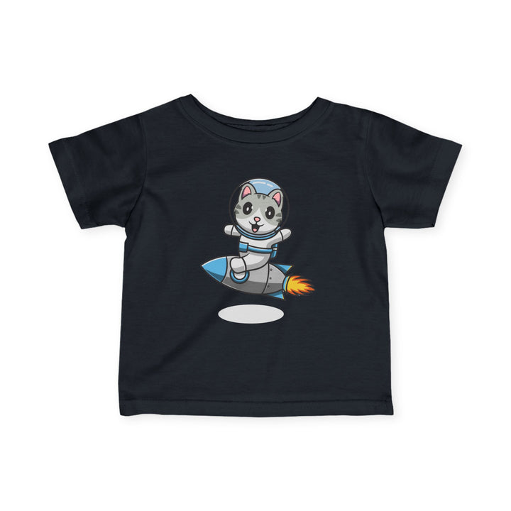 Rocket Kitty Infant Fine Jersey Tee