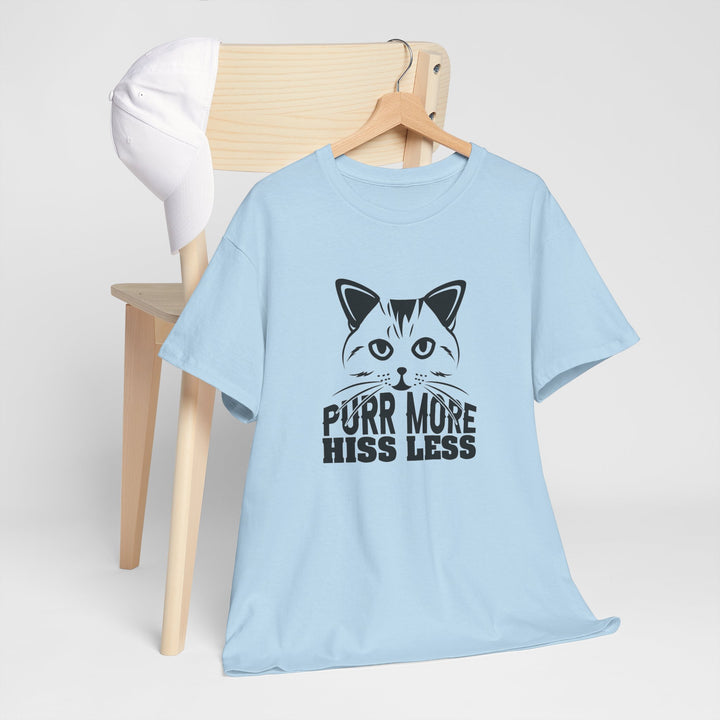 Purr More Hiss Less Cotton Tee