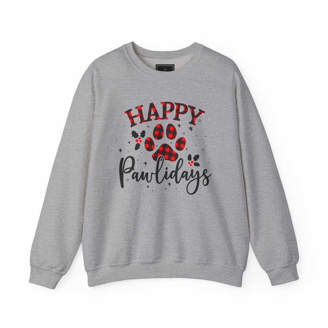 Happy Pawlidays Unisex Crewneck Sweatshirt