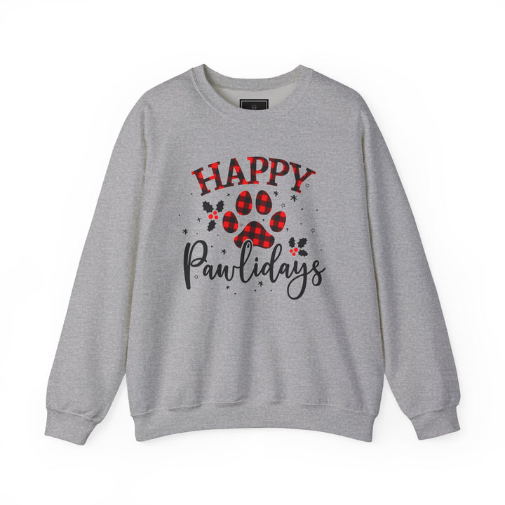 Happy Pawlidays Unisex Crewneck Sweatshirt