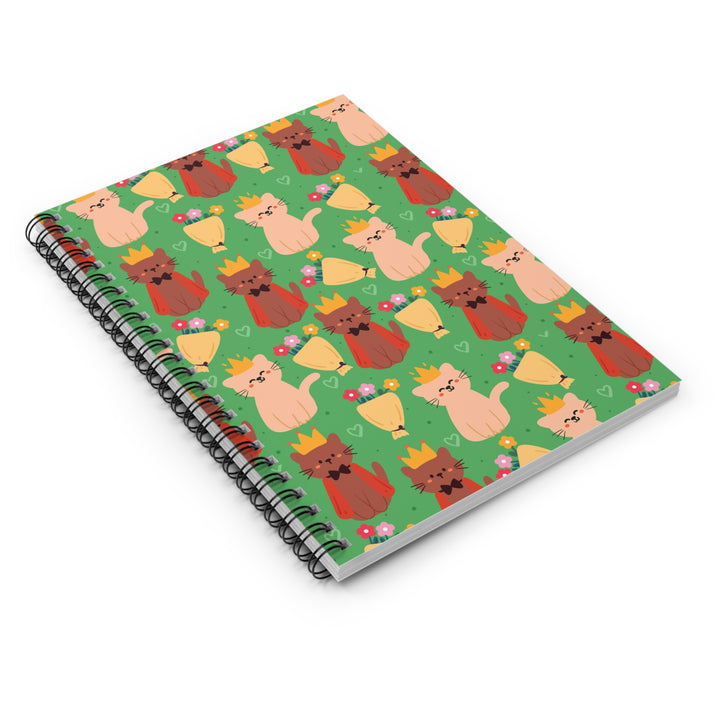 Royal Cat Spiral Notebook