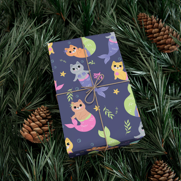 Mermaid Cat Gift Wrap