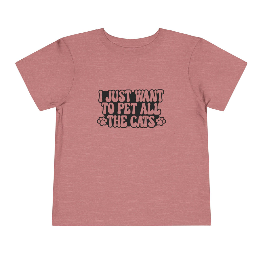 Pet All The Cats Toddler Tee