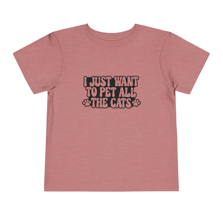 Pet All The Cats Toddler Tee