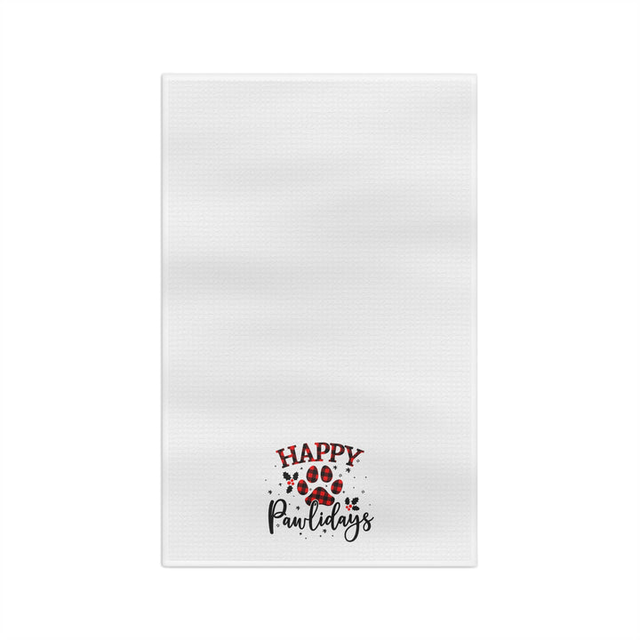Happy Pawlidays Tea Towel