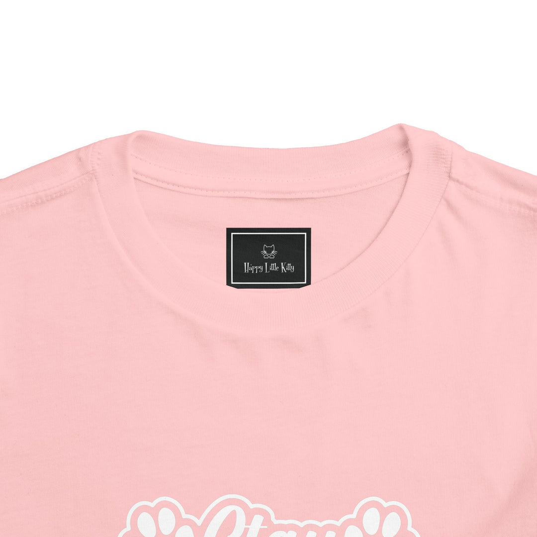 Stay Pawsitive Toddler Tee