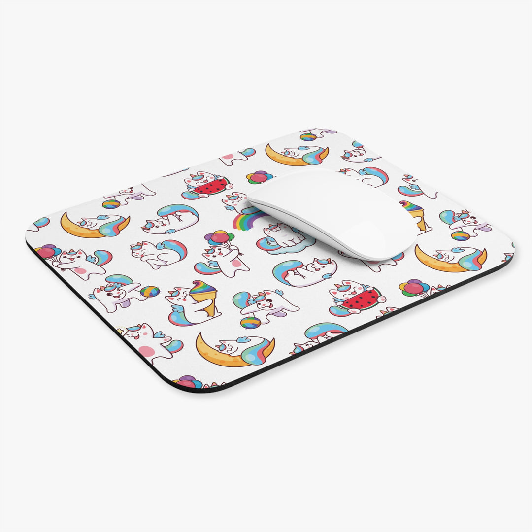 Rainbow Caticorn Mouse Pad