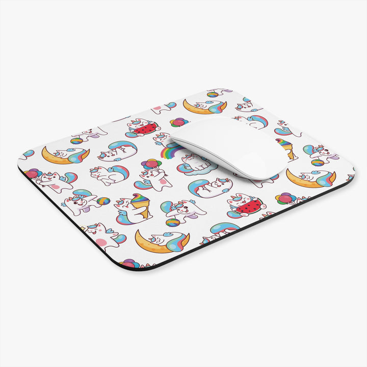 Rainbow Caticorn Mouse Pad