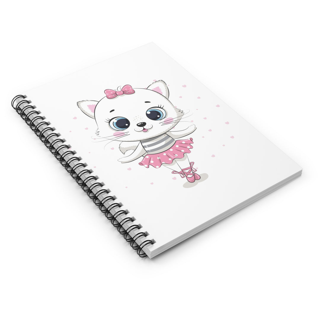 Ballet Cat Spiral Notebook