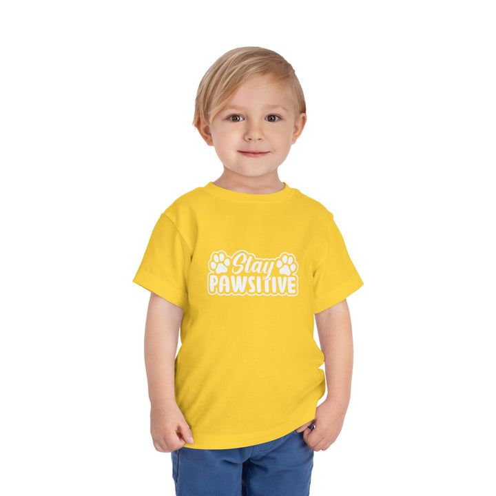 Stay Pawsitive Toddler Tee