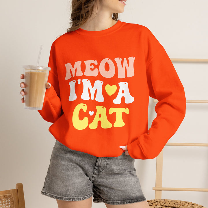 Meow I'm A Cat Unisex Crewneck Sweatshirt