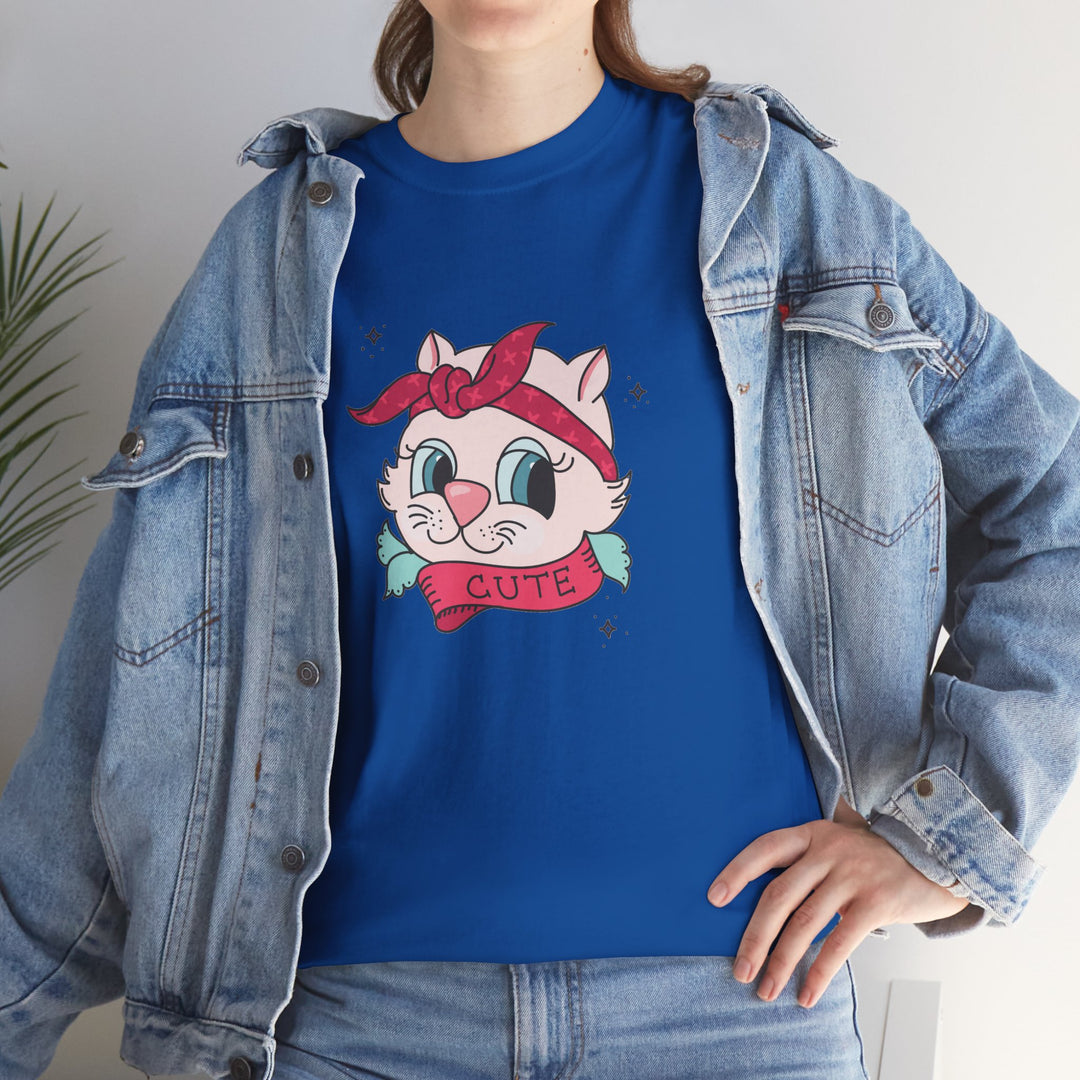 Tattoo Cat Cotton Tee