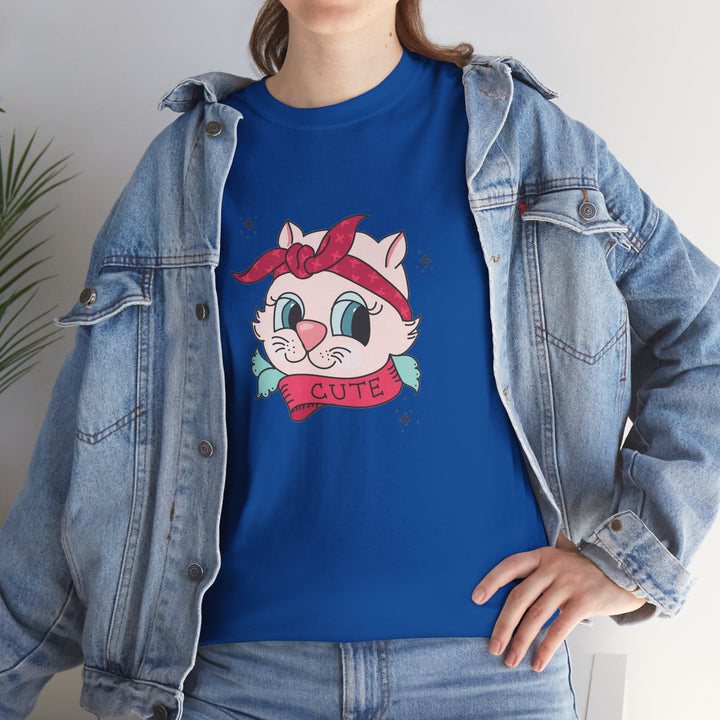Tattoo Cat Cotton Tee