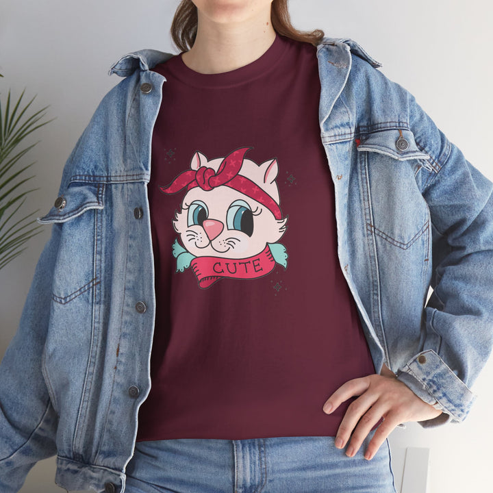 Tattoo Cat Cotton Tee